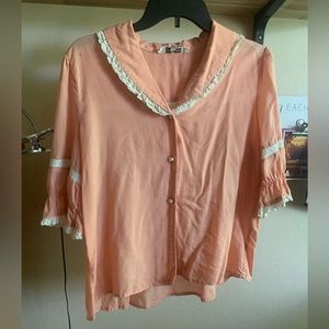 Simple Retro Blouse